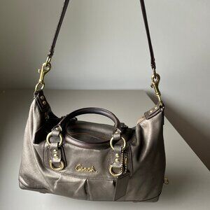 COACH Ashley Vintage Y2k Bronze Leather ShoulderWmns Handbag Bag F15445